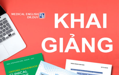 Khai Giảng Anh Văn Y Khoa Online Tháng 5 (Lớp 44-45-46) Khai Giảng Anh Văn Y Khoa Online Tháng 5 (Lớp 44-45-46)